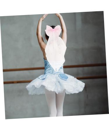 DRESSOOS Mesh Ribbon Hairpin Bow for Girls Pearl Decor Bows for Bridal Hair Accessories Bridal Veils for Wedding Hair Deyer Lace Veil Wedding Veils Pink Bride Pearl Temperament Top Clip - Buy Online on GoSupps.com