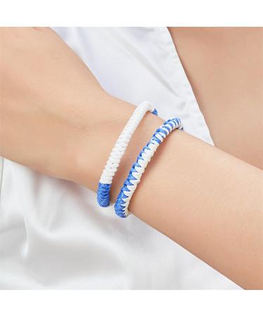 VSILAY LIANXUE ISR PLE Flag Pendant Bracelet - Friendship Hand Chain Advocate for Peace Bangled Couples Woven Accessories - Buy Online on GoSupps.com