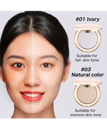 Golden Diamond Face Powder - MYG Lightweight Setting Powder for Oil Control, WaterProof Matte Finish and Full Coverage Makeup in Natural Color - Buy Online on GoSupps.com