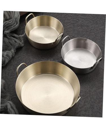 Zerodeko 2pcs Sauce Dish Steel Dipping Plates Pistachio Bowl Serving Bowls for Entertaining Spice Containers Metal Sauce Kimchi Container Dipping Bowls Binaural Stainless Steel re-usable 8X8CMx2pcs Silverx2pcs - Buy Online on GoSupps.com