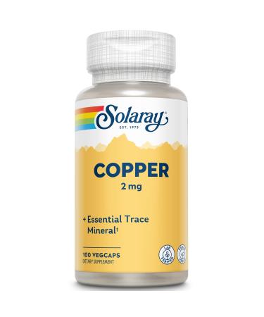 Solaray Copper 2 mg 100 VegCaps
