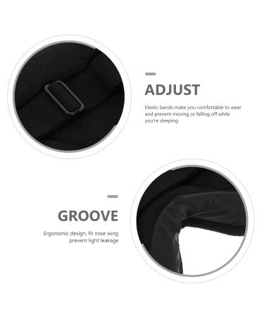 FRCOLOR Blackout Eye Mask - Adjustable Cotton Sleeping Shades for Travel & Home | Comfortable Light Blocking Covers for Women & Men - Buy Online on GoSupps.com
