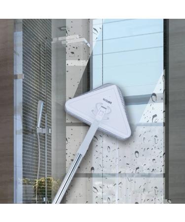 Sofeya Wall Mop Cleaner with Long Handle - Triangle Mop with Extension Pole for Walls, Ceilings, Windows - 3 Replacement Pads Included - Wet & Dry Use - Buy Online on GoSupps.com