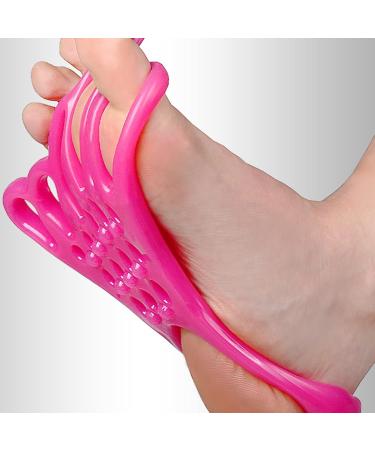 Orthopedic Bunion Split Toe Stretch Belt - Pink Toe Straightener for Hallux Valgus Correction | Foot Relaxation for Men & Women - Buy Online on GoSupps.com