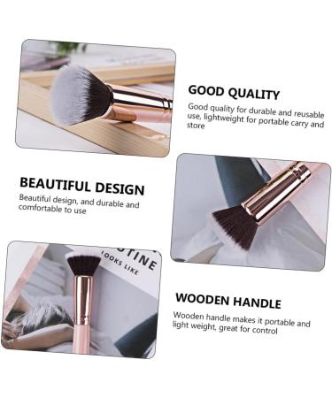 Beaupretty Foundation Makeup Brush flat head brush Powder Mineral Brush Foundation Cosmetics Brush Blush Powder Brush Foundation Brush soft blush brush rose gold sealed White Makeup - Buy Online on GoSupps.com