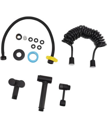 High Pressure Toilet Bidet Sprayer Kit - Modern Brass Toilet Spray for Women - Black Bathroom Fixture - International Shipping Available - Buy Online on GoSupps.com