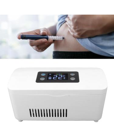 Insulin Cooler Refrigerated Box Insulin Freezer Car Refrigerator Small Vehicle Cooler Fridge Automobile Insulin Refrigerated Box Refrigerator Cooler Car Fridge Beverage (Black US White US Plug 100 to 240V - Buy Online on GoSupps.com