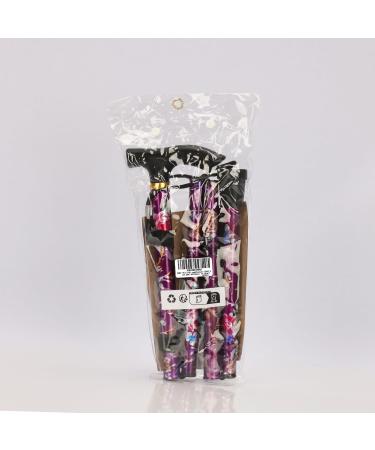 Supregear Folding Walking Stick - Adjustable & Lightweight Collapsible Walking Aid for Elderly - Purple Floral Design - Buy Online on GoSupps.com