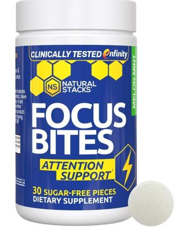 NATURAL STACKS Paraxanthine Supplement Bundle - Focus Bites & NeuroAlert Bundle - Caffeine Free Focus with Enfinity Paraxanthine - 60 Total Servings - Buy Online on GoSupps.com