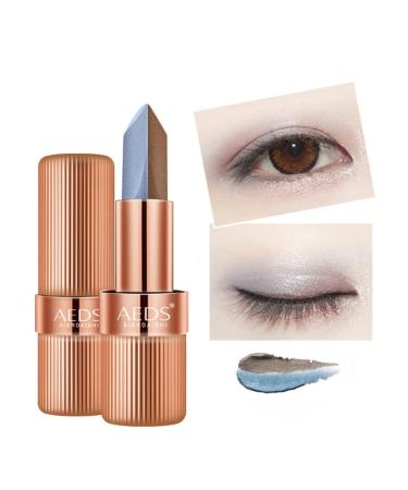 Two-Colored Eyeshadow Stick | Dual Color Glitter Pen for Stunning Shimmering Looks | Gradient Eyeshadow Powder - Buy Online on GoSupps.com