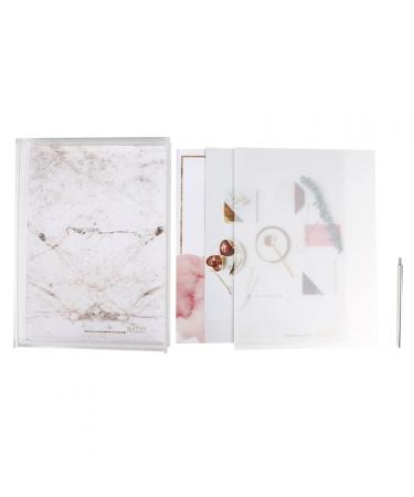 Leylor Nail Art Display Frame Nail Art Presentation Frame Acrylic Nail Polish Presentation Frame Nail Art Accessory with 3 Sheets Background Paper