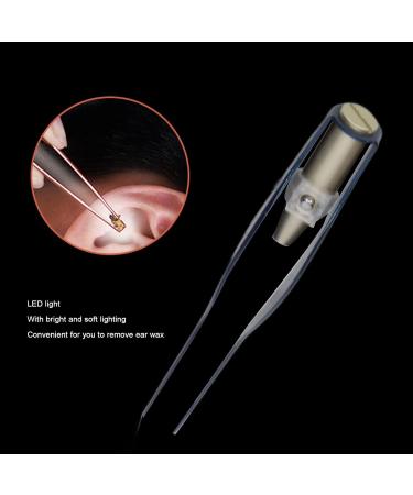 Portable LED Light Ear Pick Set with Tweezers & Storage Box - Stainless Steel Ear Wax Removal Tool for Daily Ear Health Care - Buy Online on GoSupps.com