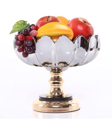 Fruit Basket Bowl Round Glass Fruit Bowl Chinese Retro Creative Candy Bowl Home Living Room Kitchen Desktop Decoration Fruit Plate Fruit Dish Fruit Bowls - Buy Online on GoSupps.com