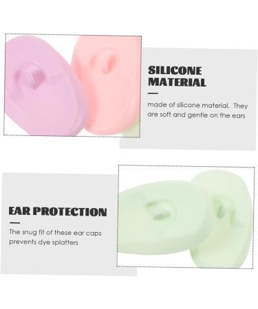 COLLBATH 3 Pairs Silicone Earmuffs Beats Earmuff Replacement Shower Ear Covers Ear Covers for Hair Dyeing Ear Caps for Hair Dye Ear Muffs Ear Cuff Hair Dyeing Supplies Shower Ear Cap - Buy Online on GoSupps.com