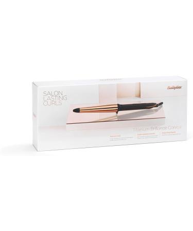 BaByliss Titanium Brilliance Large Conical Curling Wand 32-19mm - Black - Buy Online on GoSupps.com