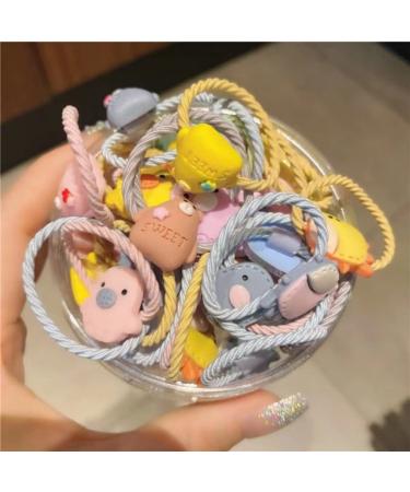 Animal Leather Band Hair Ring Tie for Girls - Cute Princess Head Rope - Buy Online on GoSupps.com