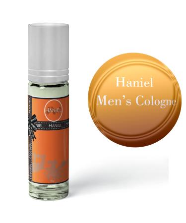 Haniel Men's Cologne: Spicy Wooded Elegance - Long-Lasting Portable and Charismatic - Orange Grapefruit Pepper Geranium Patchouli Cedar Vetiver Tranquil Balm Roll-On Perfume Spicy Wooded II