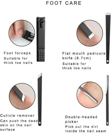 Manicure Nail Clippers Manicure Tool Nail Manicure Kit Foot Care Hand Care - Buy Online on GoSupps.com