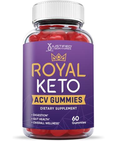 Justified Laboratories Royal Keto ACV Gummies 1000MG with Pomegranate Juice Beet Root B12 - 60 Gummys, 60 Servings - Buy Online on GoSupps.com