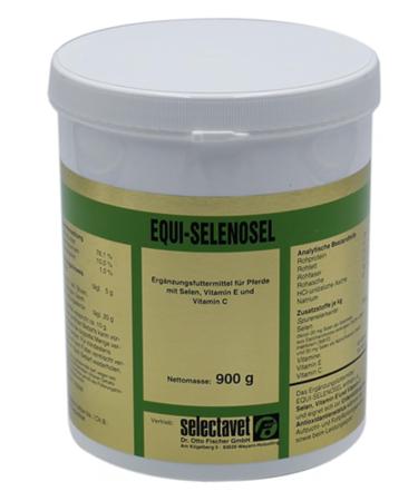 Selectavet Equi Selenosel |900 G |Supplementary feed for horses |To support antioxidant status during rearing reproduction and competitive sports