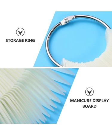 Minkissy 160-Piece Nail Art Color Card Set | Salon Quality Manicure Display Wheel & Stencil | Enhance Your Nail Designs - Buy Online on GoSupps.com