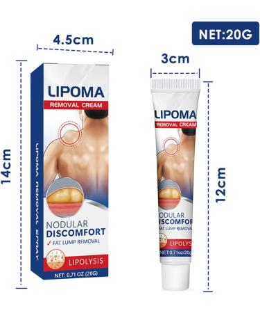 Cr me Naturelle d' limination des Lipomes Cr me d' limination des Lipomes Cr me pour l' limination des Lipomes Cr me D' limination des Lipomes V g taux Lipoma Removal Cream 20g 2PC - Buy Online on GoSupps.com