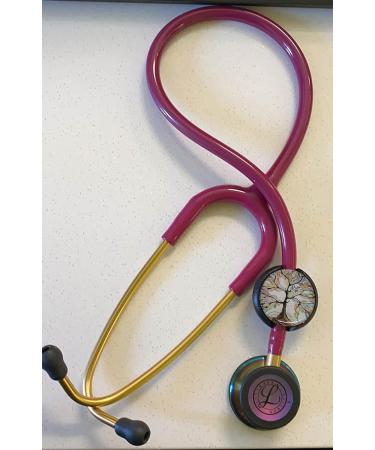 ROFLYER Stethoscope ID Tag with Retractable Badge Reel - Colorful Tree of Life Design for Medic, Nurse, Doctor, Vet, EMT - Buy Online on GoSupps.com