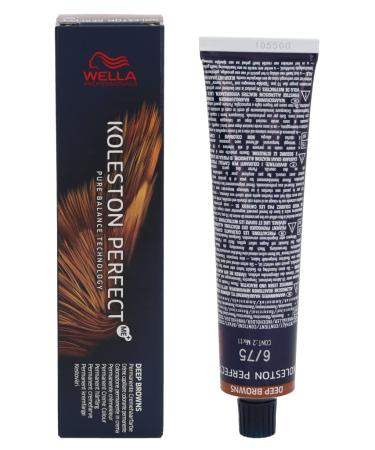 Wella Koleston Perfect ME+ 6/75 Dark Blonde Brown Mahogany - 60ml | Premium Hair Color for International Shipping - Buy Online on GoSupps.com