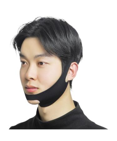 V-Line Lifting Mask - Double Chin Reducer and Face Shaper with High-Elastic Fit Reusable Chin Strap and Depuffing Tape for Skin Tightening Sagging Skin Relief and Slimming for Men and Women