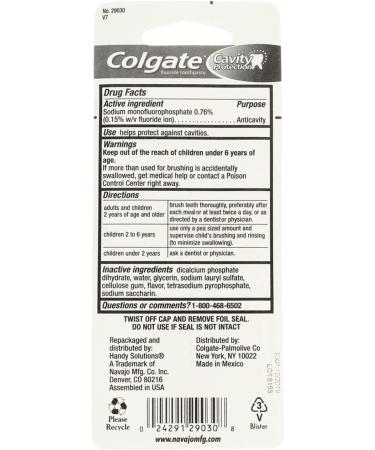 Colgate Cavity Protection Toothpaste Great Regular Flavor 1 oz 1 Fl Oz (Pack of 1) - Buy Online on GoSupps.com