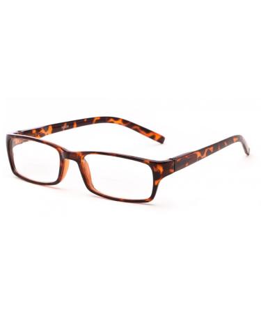 The Vancouver Unisex Vintage Retro Square BIFOCAL Readers + 3.00 Tortoise Tortoise 3