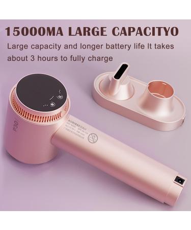 Cordless Hair Dryers Rechargeable Touch Sensor Hair Blow Dryer Intelligent Temperature-Controlled Mini Hair Dryer Portable Travel Blow Dryer for Women Men Pink - Buy Online on GoSupps.com