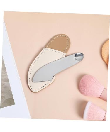 FOYTOKI 4pcs Face Foundation Spatula Cosmetic Makeup Palette Mixer Korean Makeup Silver Stainless Steel - Buy Online on GoSupps.com