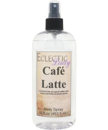 Cafe Latte Body Spray 16 ounces Body Mist for Women with Clean Light & Gentle Fragrance Long Lasting Perfume with Comforting Scent for Men & Women Cologne with Soft Subtle Aroma For Daily Use 16 Fluid Ounces