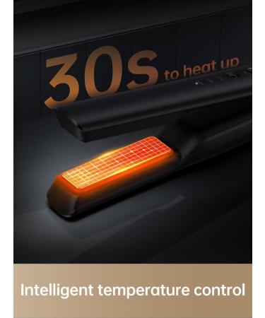 dreame Hair Straightener Portable Cordless Hair Straightener and Curler 2 in 1 Negative Ions Uniform Heat Distribution Fast Heating Flat Iron Rechargeable Mini for Travel - Buy Online on GoSupps.com