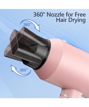 Buy Dewily Mini Foldable Hair Dryer - Ionic Travel Hair Dryer with 3 Heat Settings & Quiet Operation | Ideal for Family Use - Buy Online on GoSupps.com