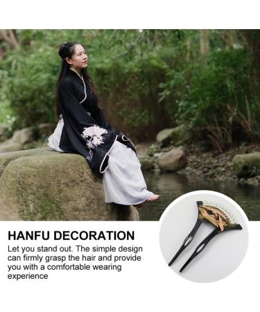 Hairpin Wooden Hair Pin Pearl Hair Pin Stick Women Hair Ornament U Shaped Hair Forks Hanfu Hair Stick Chinese Hair Chopsticks Chignon Bun Hair Acrylic Bride U-clip Japanese-style - Buy Online on GoSupps.com