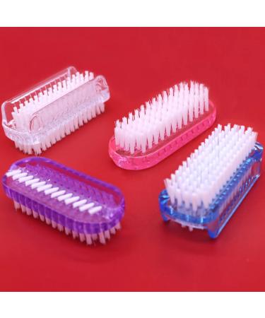 4 PCS Two-Sided Nail Brush Set for Hand Cleaning - Soft and Stiff Bristles, Ideal for Men, Women, and Kids - Buy Online on GoSupps.com