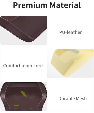 Omassa 3D Shiatsu Neck Massager with Heat - Muscle Pain Relief Device for Back Legs | Perfect Gift for Men & Women - R8 Brown - Buy Online on GoSupps.com