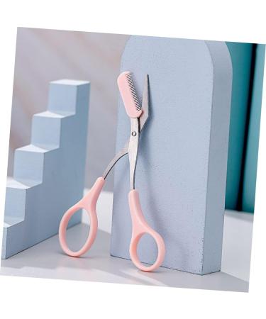 NOLITOY Crescent Moon Eyebrow Trimmer Set 3 Stainless Steel Face Razors for Women & Men | Eyebrow Shaping Tool Kit in Pink - Perfect for Precise Eyebrow Grooming - Buy Online on GoSupps.com