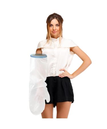 Adult Arm Cast Cover for Shower Waterproof Long Arm watertight Cast shower Protector Arm Cast Shower Bag for Arm hand Surgery Wound Cast Dry Rensable