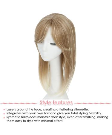 18 inch Hair Topper for Thinning Hair | Women's Hair Pieces for Extra Volume | Natural Straight Blend Blonde | Super Soft Feel | 6.5x6.5 Inch - Buy Online on GoSupps.com