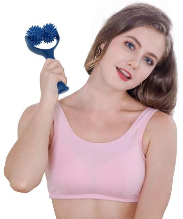 Buy Nanxin Massage Ball Roller with Handle - Blue Hedgehog Self-Massage Tool for Pain Relief | International Shipping - Buy Online on GoSupps.com