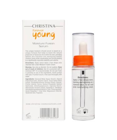 Christina Forever Young Moisture Fusion Peptide Serum | Hyaluronic Acid Face Serum for All Skin Types | Boost Collagen & Skin Regeneration | 30ml - International Shipping Available - Buy Online on GoSupps.com