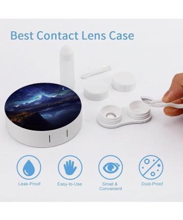 Fantasy Night Scene Contact Lens Case - Travel Box & Care Box for Safe Lens Storage - Buy Online on GoSupps.com