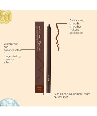 : Crayons Yeux Pour Femmes | 2 en 1 Tenue Longue Aiguisable Stylo Eye Liner - Beaut Longue Tenue Stylo Sourcils Doux Femmes Filles - Buy Online on GoSupps.com