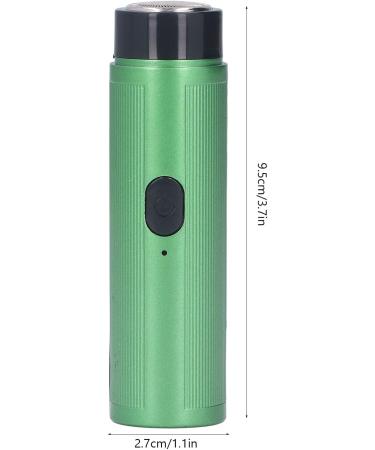 Mini Electric Shaver for Men - Portable Rechargeable Razor Quiet & Powerful Perfect for Travel & Home Use - Green - Buy Online on GoSupps.com