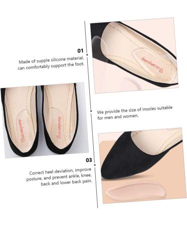 MAGICLULU 16 Pairs Heel Pad - Gel Shoe Inserts for High Heels & Flatfoot | Corrective Insoles for Plantar Support - Buy Online on GoSupps.com