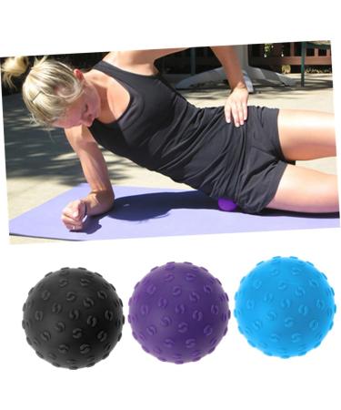 Buy Magiclulu 3ST Balance Ball - Fitness & Massage Ball for Yoga Stability & Natural Movement - Collapsible Tai-Chi & Hand Massage Ball in Violet - Buy Online on GoSupps.com