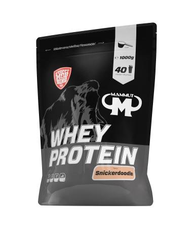 Mammut Nutrition Whey Protein Snickerdoodle Whey Protein Protein Shake 1000 g Snickerdoodle 1 kg (1 pack) - Buy Online on GoSupps.com